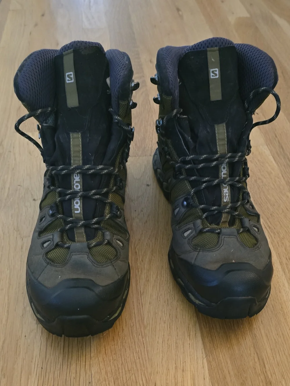 Salomon Quest 4D Gortex. Mens Size 10. No Holes Or Tears. Tread Is Great